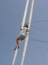 Marquesas prep - Mark climbs up the reacher - 70K