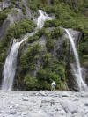 NZ West Coast - Glacier waterfalls - 196K