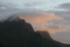 Raiatea - mountains at sunset - 43K